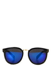 BABET Black Round Sunglasses