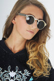 BBX Silver Metal Sunglasses