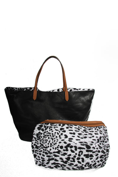 Black Reversible Tote