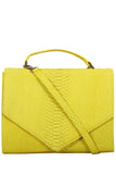 LADY TRIANGLE Large Yellow Bag