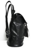 HELENA Black Backpack with Tassels