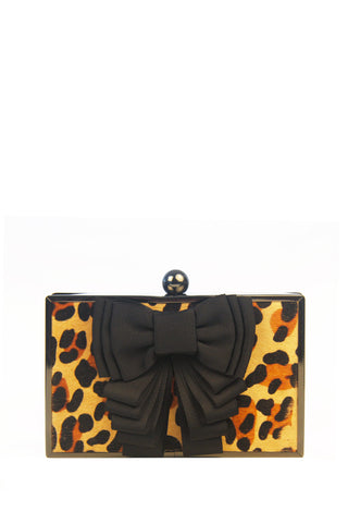 CHRISTEL Leopard Clutch