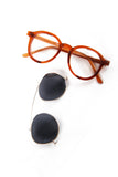 CLIP ON Round Sunglasses