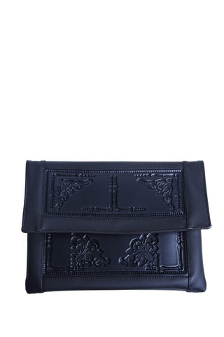 Black Envelope Clutch