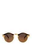 BBX Gold Metal Sunglasses