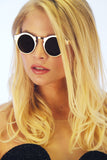 BBX Gold Metal Sunglasses