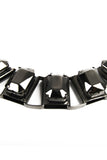 Gunmetal Metal Statement Necklace