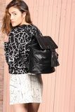 HELENA Black Backpack with Tassels