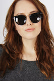 HELIX Black Cat Eye Sunglasses