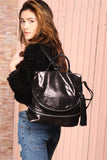 Black Glitter Backpack