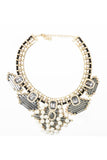 Chain Drop Statement Collar Necklace