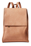 Sand Backpack with Squared Flap