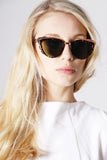 PROTOPUNK Cat Eye Tortoise and Gold Sunglasses