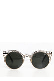 FLEUR Gold Sunglasses