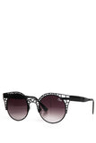 FLEUR Black Sunglasses