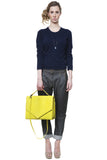 LADY TRIANGLE Large Yellow Bag