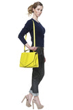 LADY TRIANGLE Large Yellow Bag