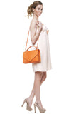 LADY TRIANGLE Small Orange Bag