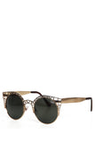 FLEUR Gold Sunglasses