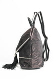 Black Glitter Backpack