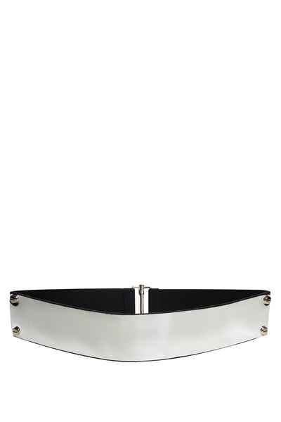 VANITY Silver Mirrored Belt