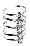 ADANN Silver Skeletal Bangle