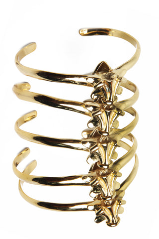 ADANN Gold Skeletal Bangle