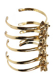 ADANN Gold Skeletal Bangle