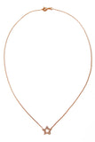 Rose Gold Necklace with Christal Star