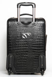 BSUSU Black Croc Suitcase