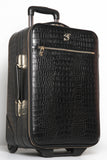 BSUSU Black Croc Suitcase