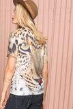 Leopard eyes t-shirt