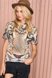 Leopard eyes t-shirt