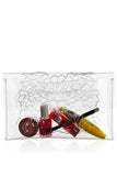 Clear Slim transparent Clutch