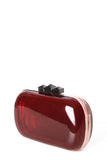 Hard Case Red Perspex Clutch