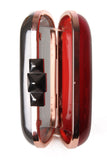 Hard Case Red Perspex Clutch