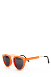 YAZHOO Neon Orange Cat Eye Sunglasses